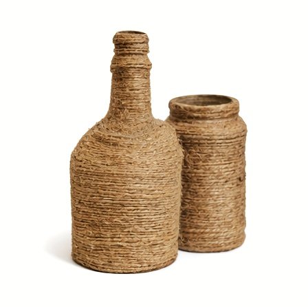 jute bottle set of 3
