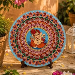 Mandala art with Lord Ganesha
