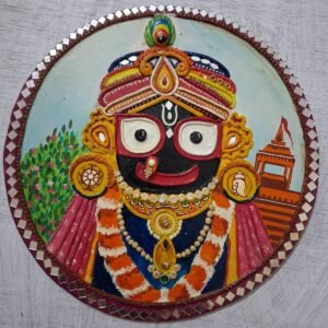 Lord Jagannath Clay Wall Art
