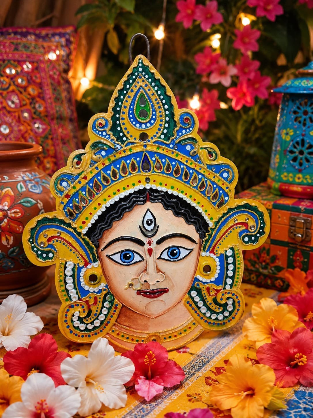 Maa Durga clay  art