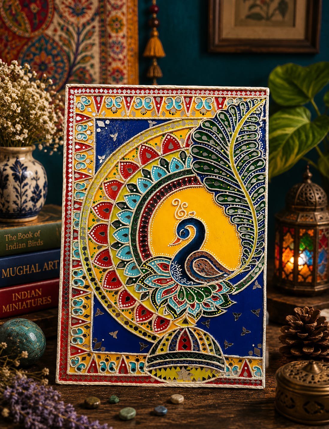 peacock mandala artwork